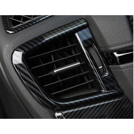 AL ホンダ CRV 2017 2018 2019 フロント サイド AC エアコンベント カバー ABS クローム カーボン ファイバー モールディング トリム 2個 カーボン カーボン carbon fiber AL-BB-2984