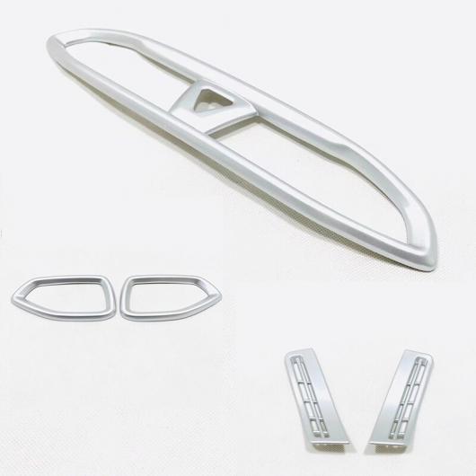 ヒュンダイ SANTA FE 2019 2020 センター コントロール サイド フロント エアコン ベント カーボン ファイバー トリム ABS ALL SET 5PCS AL-BB-6968 AL