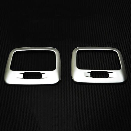 三菱 アウトランダー 2013 2014 2015 2016 2017 ABS クローム インテリア フロント 読書灯 ランプ カバー トリム Rear 2pcs AL-BB-7166 AL