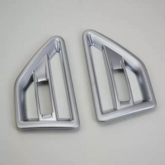 ABS クローム ランドローバーフリーランダー2 LR2 2011 2012 2013 2014 2015ドアエアベントノズル カバー トリム ACコンセント マット Matte AL-BB-7191 AL