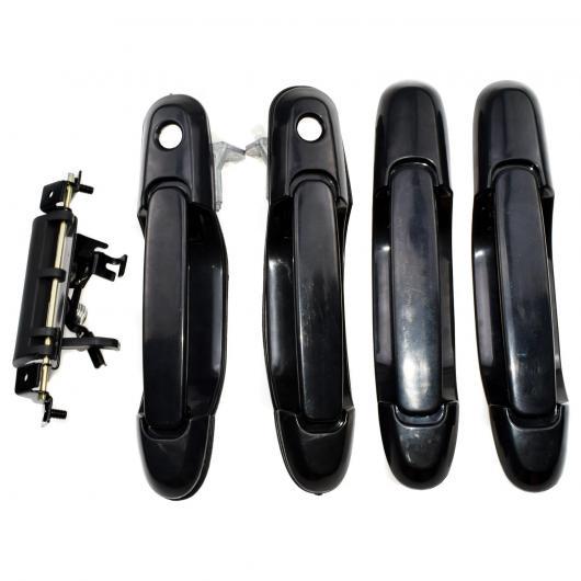リフトゲートテールゲート バック ラッチ＆外ドア 左 右＆トヨタ シエナ 1998 -2003 5 個 ブラック Front Rear 5pcs AL-CC-2602 ALの通販は