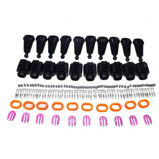 6 ピンコネクタ ハーネスピグテールプラグ アウディ VW スロットル ボディ センサー フューエル インジェクター 10 Kits AL-CC-2679 AL 15,487円