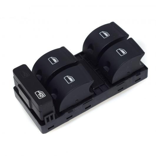 パワーウィンドウスイッチ アウディ A4 B6 B7 2002-2008 OE 8ED 959 851/8E0 959 851B 左 フロントドライバ サイド ブラック AL-CC-2687 AL