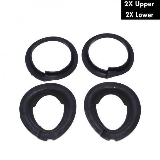 フロントアッパー＆下サスペンション スプリング パッドインシュレータ BMW E46 E39 E60 E61 E63 E64 3 5 6 シリーズ ブラック AL-CC-2915 AL