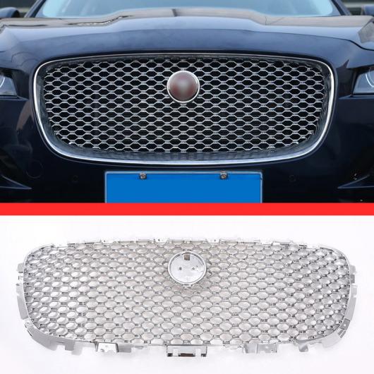 ジャガー F-ペース F ペース X761 2016 2017 車スタイリング ABS フロントグリル カバー トリム リプレースメント パーツ 1 PC Front grill cover AL-CC-7195 AL