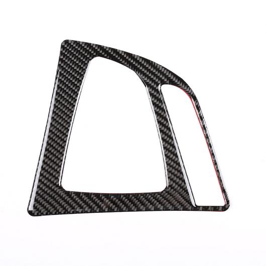 AL カーボンファイバー ギアシフト装飾フレームトリムステッカー BMW F30 F35 2013-2019 Carbon Fiber AL-CC-7349
