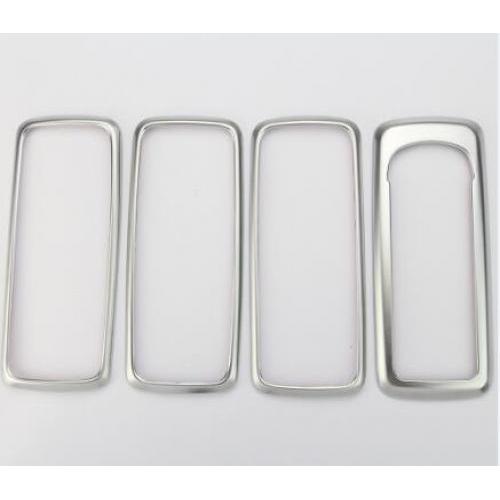 クロームドア ウインドウ ボタン カバー トリム ランドローバー ディスカバリー4 2009-2016レンジローバースポーツ2010-2013 ブラック AL-CC-7369 AL