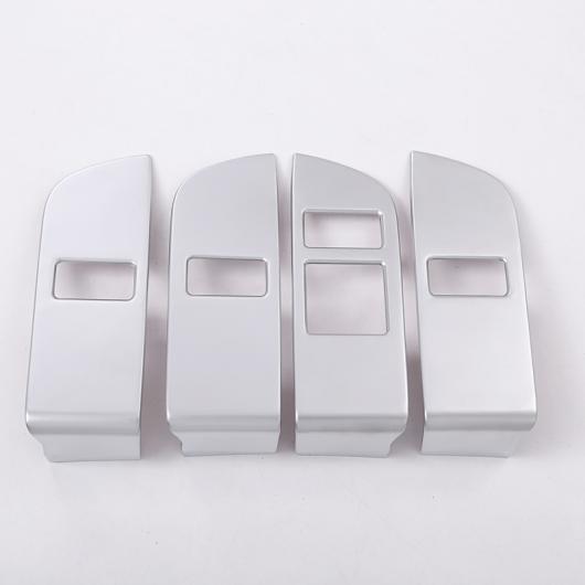 4ピースセット ABS クローム チャイルド 安全 ドアロック スイッチパネル カバー トリム ランドローバー ディスカバリー5 2017インテリア シルバー AL-CC-7589 ALの通販は 7,224円