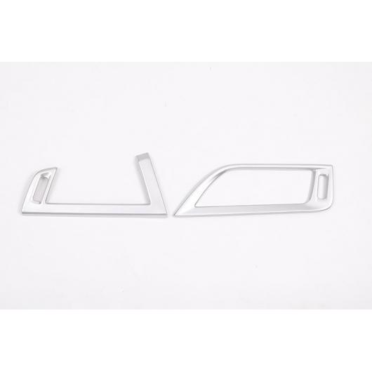BMW 5 シリーズ G30 2017 2018 ABS クロームインテリア モールディング サイド エアコン ベントフレームトリム シルバー AL-CC-7668 AL