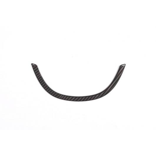 AL カーボンファイバー スタイル ABS ステアリングホイール 装飾ストリップトリム BMW 5 シリーズ F10 520 525 2011-2016 Carbon Fiber AL-CC-7849