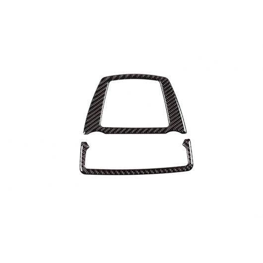 2個 リアルカーボンファイバ行 読書灯 フレーム トリム BMW 5 シリーズ F10 F18 520 525 2011-2017 ブラック AL-DD-4337 AL