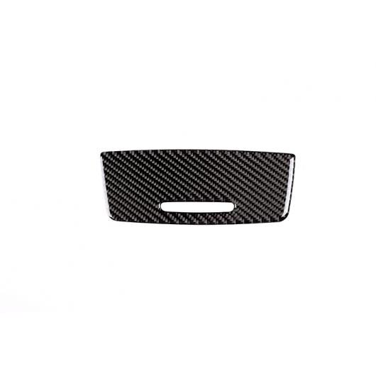 AL カーボンファイバースタイル中央 コントロール シガーライターパネル BMW 3 シリーズ E90 E92 トリム 2005-2012 ブラック AL-DD-4370