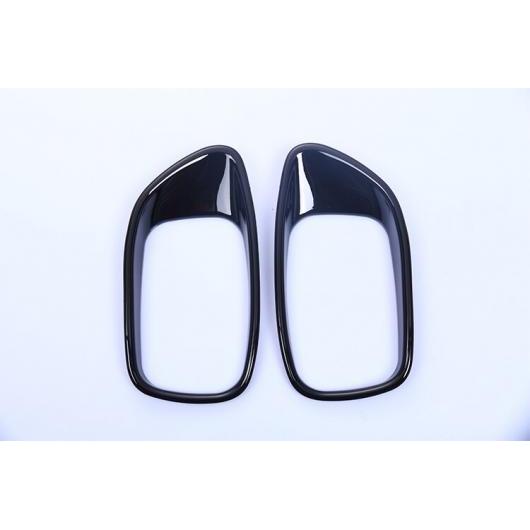 2ピース 光沢 ABS クロームシートフレーム 装飾 カバー トリム ローバーディスカバリー 2015-2018 ホワイト AL-DD-4466 AL