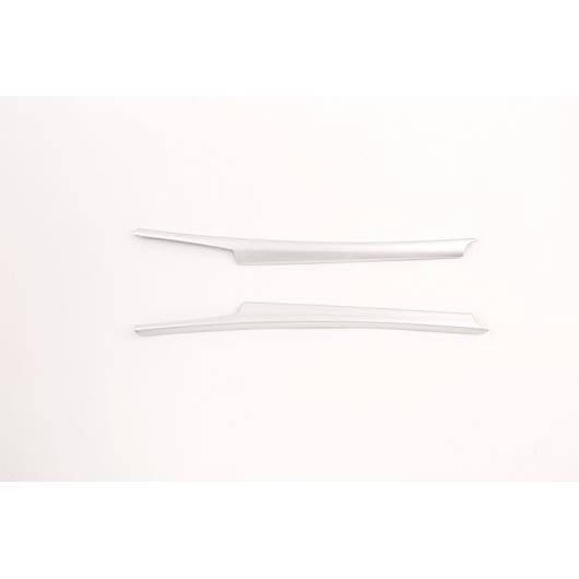 AL 2本 シルバー ABS ギアシフトサイドデコレーションステッカー メルセデスベンツ C クラス W204 C180 C200 C260 2007-2013 シルバー AL-DD-4469