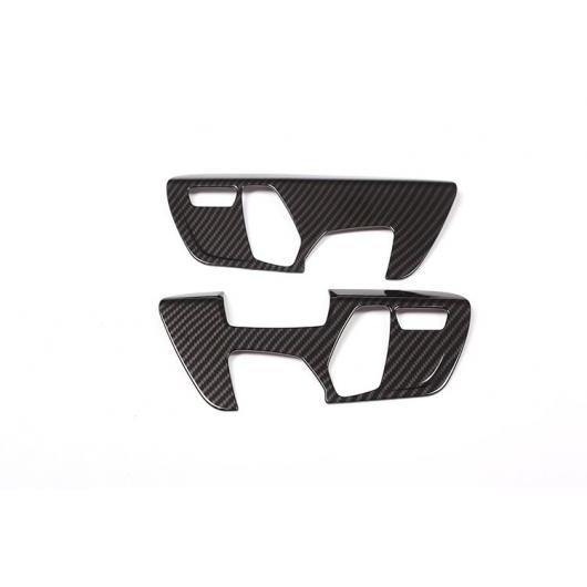 2個 カーボンファイバー ABS プラスチック シート調整 装飾 パネル BMW X1 F48 2016-2019 BMW X2 F47 2018 Carbon Fiber AL-DD-4548 AL