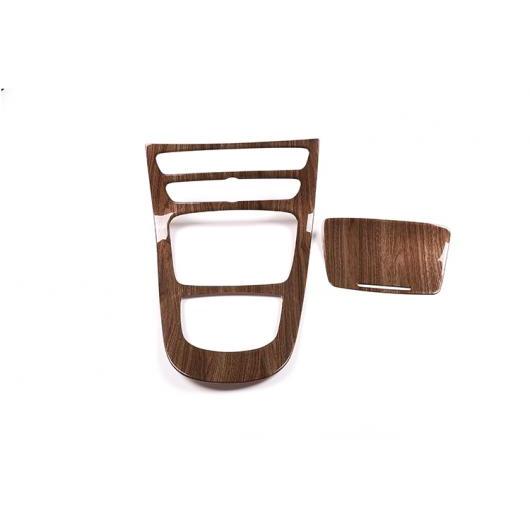 2個 木目 ABS プラスチック コンソールギアパネルフレーム カバー トリム メルセデスベンツ E クラス W213 2019 Walnut Brown Wood AL-DD-4578 ALの通販は 9,532円