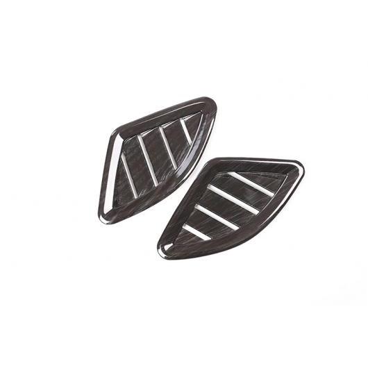 2個 ブラック 木目 ABS ダッシュボード AC コンセントベント BMW X1 F48 2016-2019 BMW X2 F47 2018 Black wood grain AL-DD-4617 AL