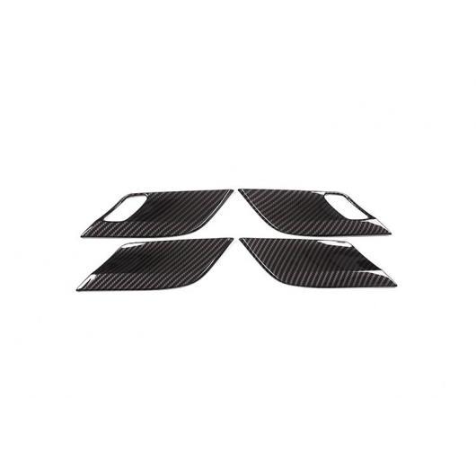 4個 カーボンファイバー ABS 安全ロック 装飾 スパンコール BMW X5 X6 F15 F16 2014-2018 Carbon Fiber AL-DD-4761 AL