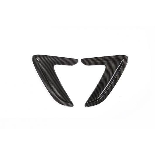 カーボンファイバー ABS カーサイドエアボンネットベント カバー フード インテーク ベゼルフェンダー BMW 3 シリーズ GT グランツーリスモ F34 2013-2017 Carbon Fiber AL-DD-4941 AL