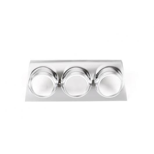 マットシルバー ABS エアコン 調整ディスプレイ 装飾 フレーム トリム ジャガー E-PACE E ペース 2018-2019 シルバー AL-DD-5177 AL