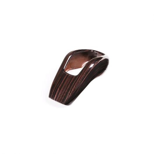 AL レッド 木目 ランド レンジローバースポーツ RR スポーツ 2018 2019 ABS プラスチックギアシフトヘッド カバー トリム Red Wood Grain AL-DD-5388