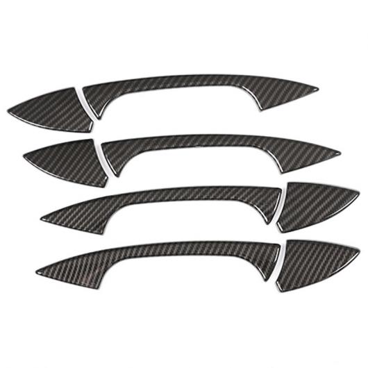 AL 4 × カーボン調 ABS クローム ドアハンドルトリム メルセデスベンツ GLK GL ML C クラス W204 X204 カーボン AL-DD-5459