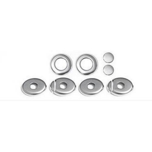 ABS クロームスタイリングヘッドレストボタン カバー トリム メルセデスベンツ CクラスW205 C180 C200 C260 2015 2016 10pcs AL-DD-5689 AL