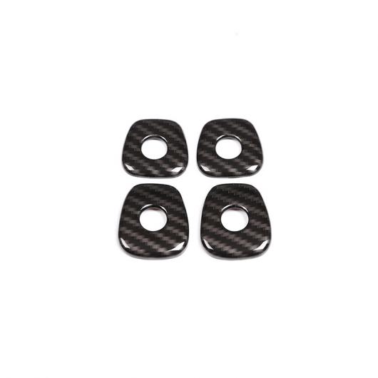 4ピース カーボン調 ABS プラスチック BMW X3 X4 G01 G02 2018 2019 ABS ドアロック カバー トリム Carbon fiber AL-DD-5908 AL