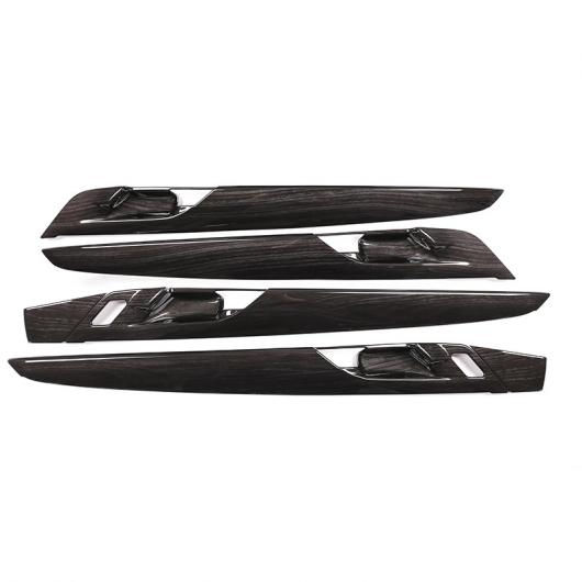 4個 ダーク木目 ABS 内部ドアパネル カバー BMW X1 F48 2016-2019 Dark Wood Grain AL-DD-5954 AL
