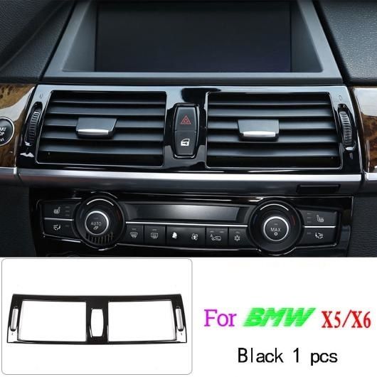 光輝 黒いこと ABS インテリアステアリングホイール かざり付ける ストリップトリムステッカー BMW X5 X6 E70 E71 2008 -2013 6 AL-DD-6633 AL