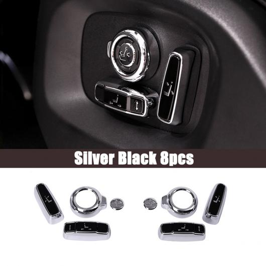 シート カバー アジャスター ボタンフレームトリム 装飾 カバー ステッカージャガー F-Pace Fペース X761 XE X760 XF/XFL X260 4 AL-DD-6771 ALの通販は 10,823円