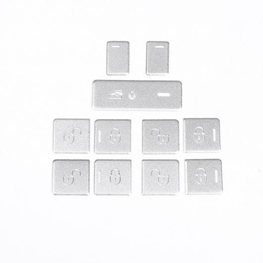 ランド ローバーレンジローバースポーツ L494 2014-2017 ヴォーグ L405 13-17 ドア ウインドウ コントロール ボタンパッチトリム シルバー AL-DD-6936 AL