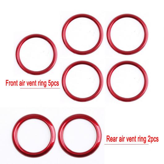 レッド センター ダッシュボード 後部 シート AC エアベントリングトリムメルセデスベンツ A クラス W177 V177 A180 A200 A220 A250 2019 + レッド AL-DD-6948 ALの通販は