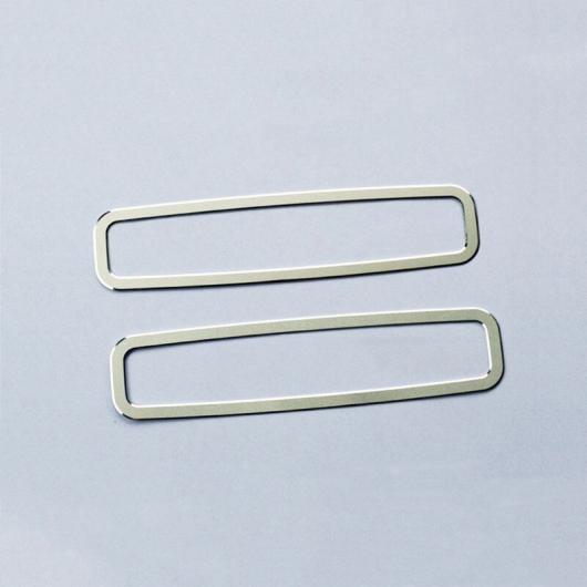 B ピラー エアコン ベントフレーム 装飾 ステッカートリム ポルシェ パナメーラ 2017-19 インテリア シルバー AL-DD-7037 AL