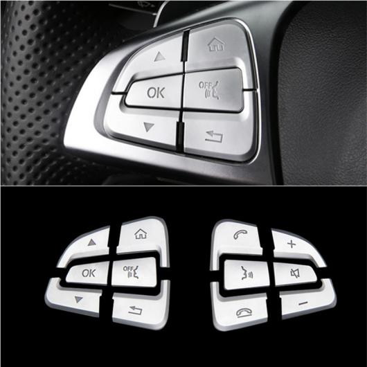 ステアリングホイール ボタンスパンコールデコレーションステッカーメルセデスベンツ C W205 GLC X253 220V クラス インテリア OK 12 Pieces AL-DD-7216 AL