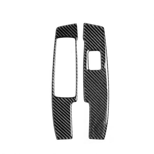 ドアアームレストフレーム メルセデスベンツ C クラス W204 2007-2014 自動ウィンドウリフタースイッチ コントロール パネルステッカー Carbon Fiber Black AL-DD-7381 ALの通販は