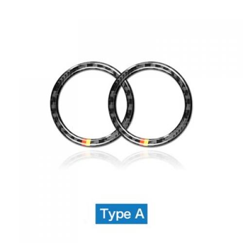 AL 車用内装パーツ 適用: メルセデスベンツ GLS ML GLE GL エアコン 吹き出し口 トリム ステッカー カーボン ・ ストリップ AL-DD-7674