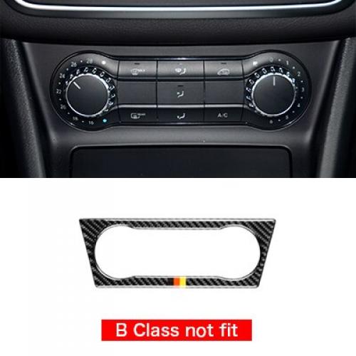 車用内装パーツ 適用: メルセデスベンツ W169 W245 W117 W156 Aクラス Bクラス CLA GLA CD エアコン コントロール パネル カバー トリム カーボン ・ ストリップ AL-DD-7680 AL