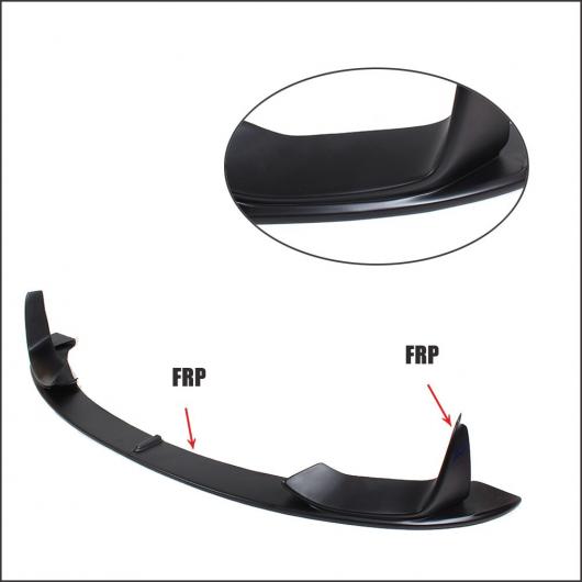 車用外装パーツ フロント バンパー リップ スポイラー エプロン 適用: BMW M3 M4 F82 2015-2017 FRP ブラック AL-DD-7758 AL