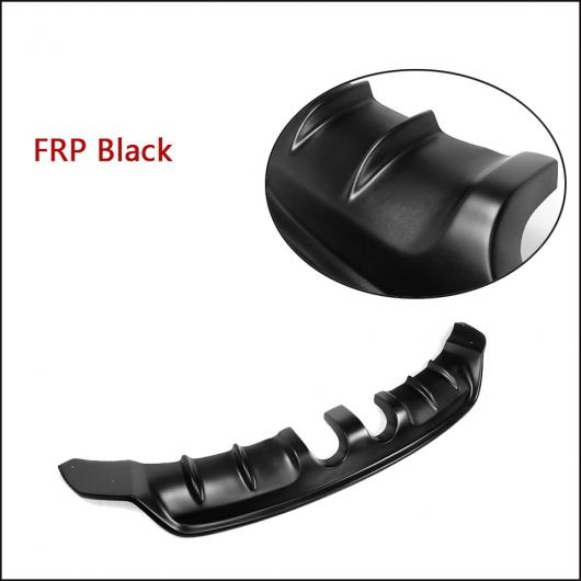 車用外装パーツ リア ディフューザー スポイラー リップ 適用: フォルクスワーゲン VW R20 バンパー 2012-2014 リア エキゾースト ディフューザー FRP ブラック AL-DD-7850 AL