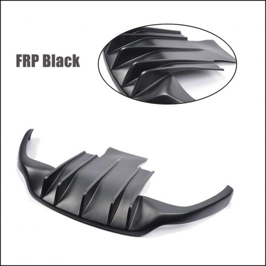 車用外装パーツ リア バンパー ディフューザー リップ スポイラー 適用: マセラティ グランツーリスモ 2ドア 2006-2014 リア リップ エキゾースト ディフューザー FRP ブラック AL-DD-7883 ALの通販は