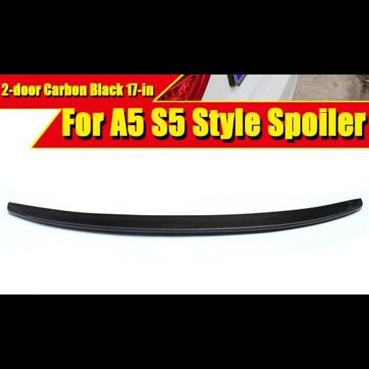 A5 リア スポイラー 適用: アウディ カーボンファイバー 2ドア トランク ウイング デコレーション 2017 タイプ001 AL-EE-0032 ALの通販は