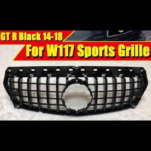 W117 フロント バンパー グリッド ABS ブラック 適用: メルセデスベンツ CLAクラス CLA180 200 250 スポーツ グリル 14-18 タイプ001 AL-EE-0264 ALの通販は
