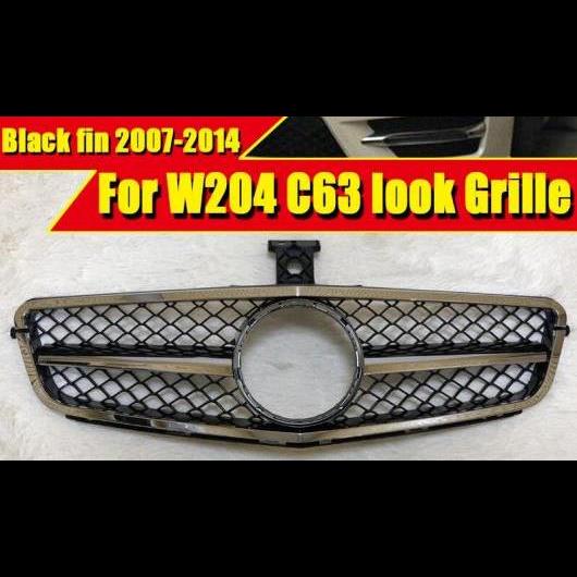 適用: メルセデス Cクラス C204 W204 S204 スポーツ フロント グリッド グリル メッキ ブラック 2007-14 タイプ001 AL-EE-0378 ALの通販は