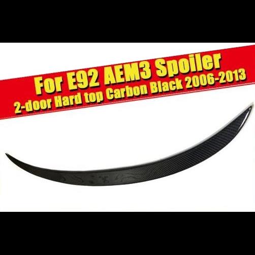 カーボンファイバー オート トランク リア スポイラー リップ ウイング 適用: BMW E92 2ドア ハード トップ 325i 330i 2006-2013 タイプ001 AL-EE-0490 ALの通販は