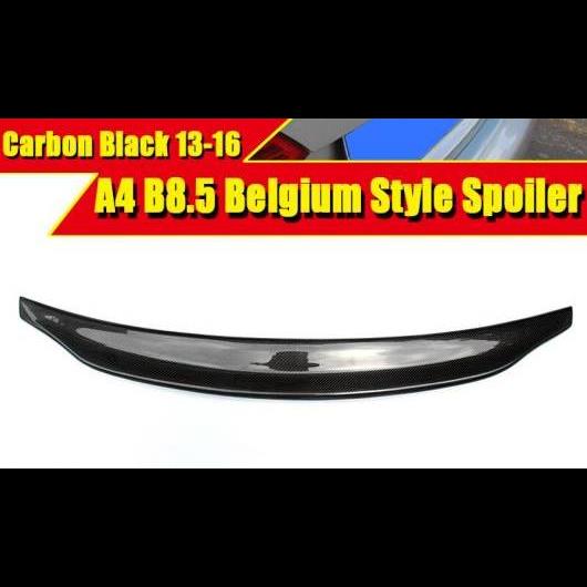 車用外装パーツ 適用: アウディ A4 A4A リア スポイラー テール B8.5 ベルギー スタイル カーボンファイバー トランク ウイング 2013-16 タイプ001 AL-EE-0531 AL
