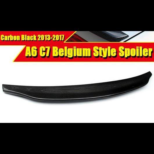 適用: アウディ A6 A6Q スポイラー テール C7 カーボンファイバー リア トランク メンバー ブート リップ ウイング 装飾 13-17 タイプ001 AL-EE-0544 ALの通販は