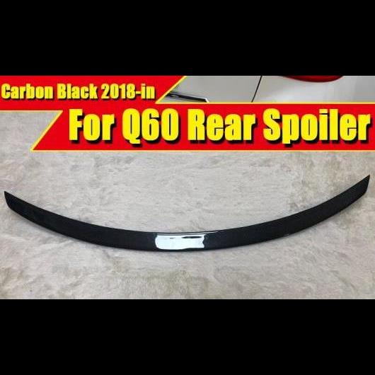 適用: インフィニティ Q60 テール リア スポイラー トランク ウイング カーボン Q60S 2018- タイプ001 AL-EE-0550 AL