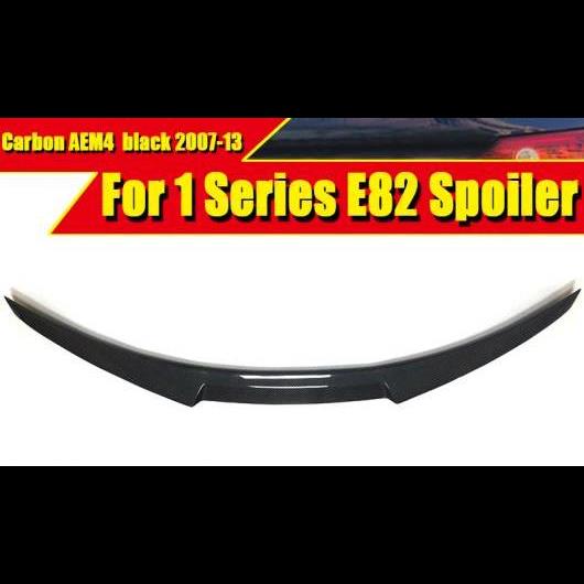 車用外装パーツ E82 リア トランク スポイラー ウイング リップ カーボンファイバー 適用: BMW 118i 120i 125i 128i 130i 2007-2013 タイプ001 AL-EE-0564 AL