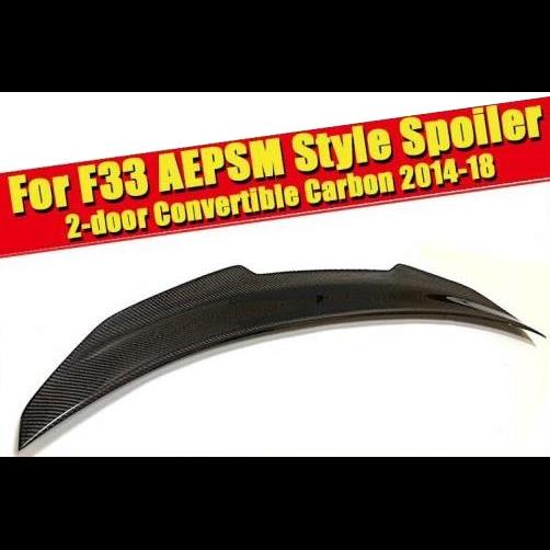 車用外装パーツ リア スポイラー テール スタイル 適用: BMW F33 2ドア コンバーチブル 420i 428i 430i 440i カーボンファイバー トランク ウイング 14+ タイプ001 AL-EE-0637 ALの通販は